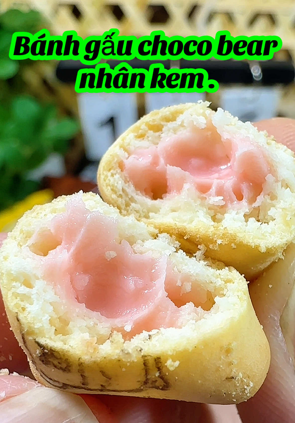#banhgau . BÁNH GẤU CHOCO BEAR NHÂN KEM. #xuhuong . #anvat . @Bếp Nhà Mỹ  @Bếp Nhà Mỹ  @Bếp Nhà Mỹ 