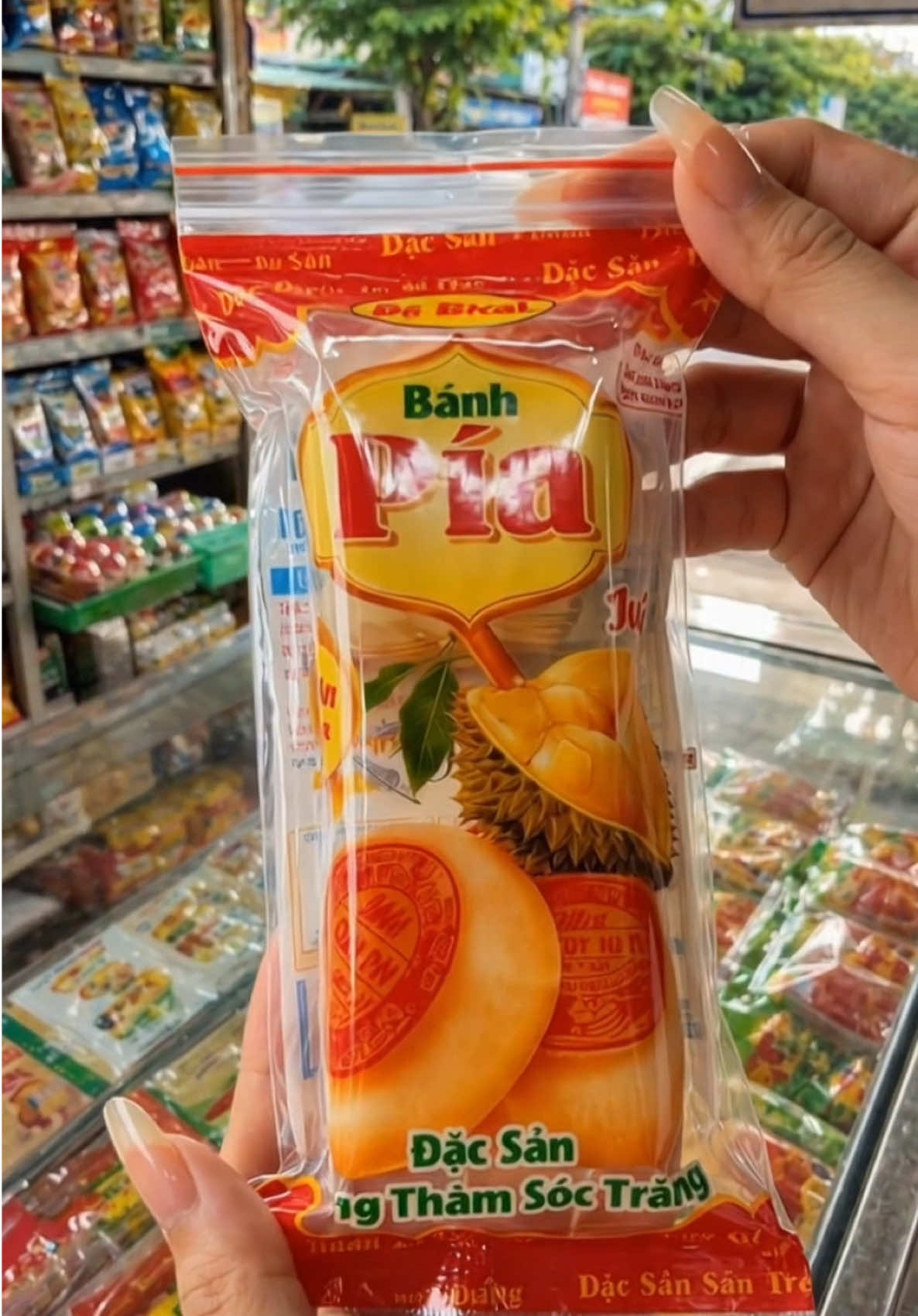 Bánh pía mini,1 túi 5 bánh nhỏ #taphoa7a #ancungtiktok #monngonmoingay #banhpia #banhpiamini 