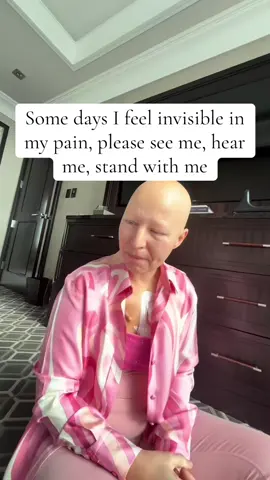 Some days I feel invisible in my pain, please see me, hear me, stand with me #cancer #cancersucks #health #tiktokviral #surgerytiktok 