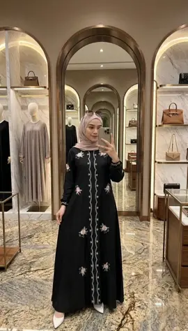 Nikmat Batik - Gamis Bordir bahan rayon Twill adem anti UV lembut menyerap keringat TEBEL busui#gamisbordir #gamisantiuv 