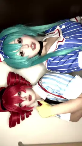 バイバイ？ 🩵@nonadazo7  #メズマライザーコスプレ #初音ミクコスプレ #重音テトコスプレ 