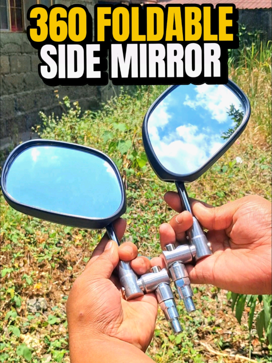 360 Foldable Side Mirror #foldablesidemirror #sidemirror #motorcyclesidemirror #motorcycle #motor 