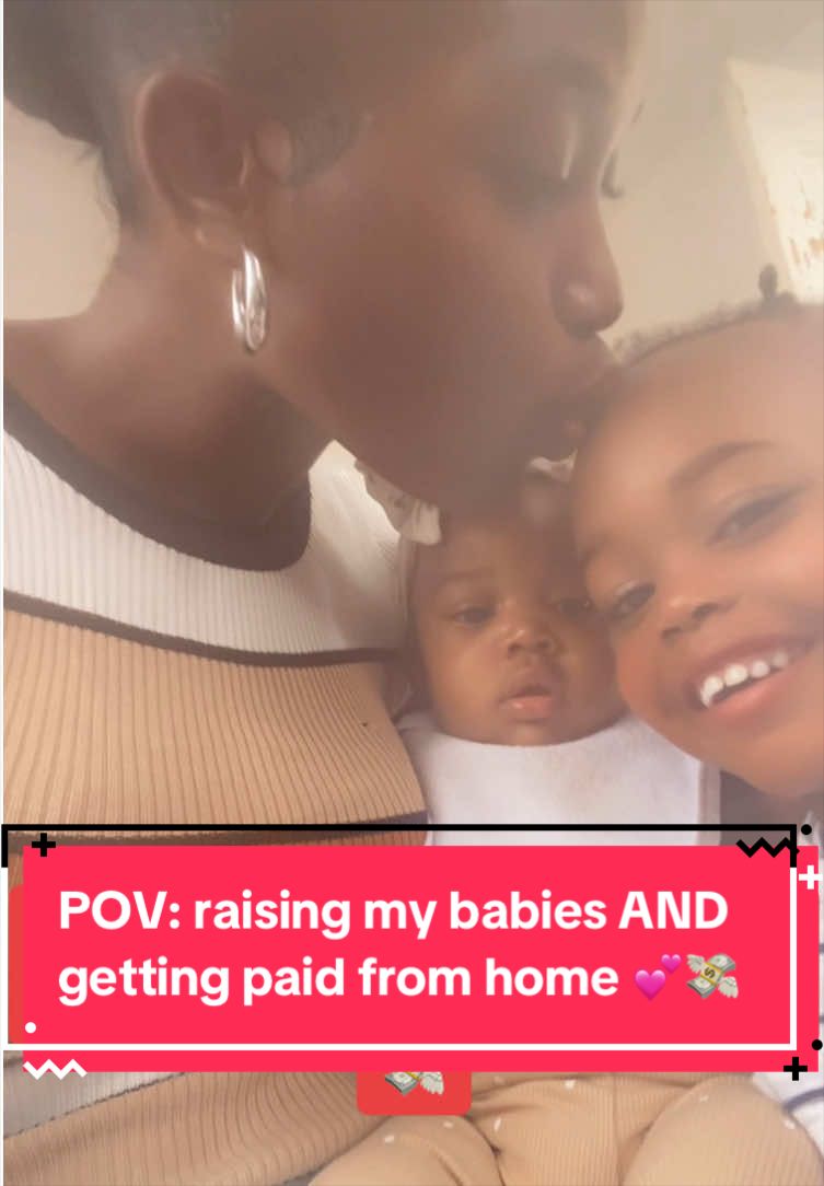 I chose time with my kids AND income 💕💸 #makemoneyonline #stayathomemom #workfromhome #sidehustle 