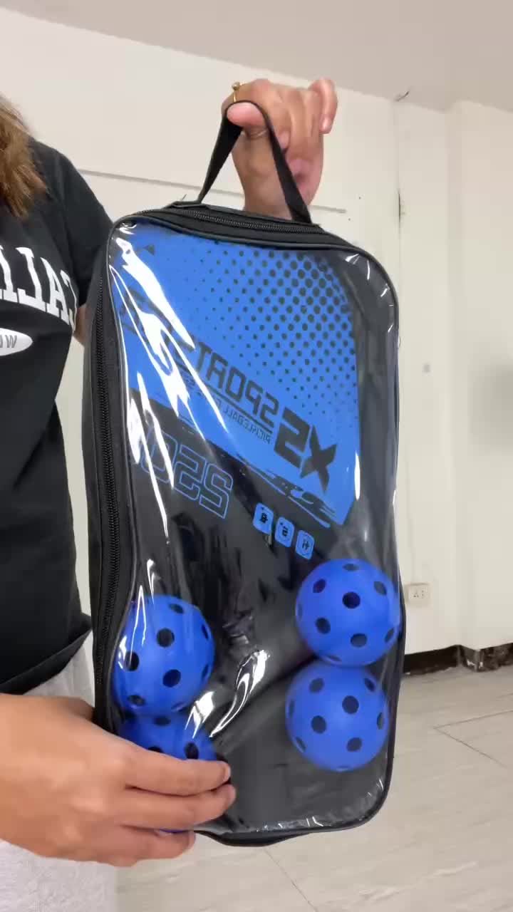 2PCS Pickleball Paddle Set with 4 Balls & Bag 🏓 Perfect for Beginners | Durable Wooden Rackets Easy to Play! #tiktokshopph #pickleballph #sportsph #fyp #livesale