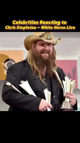 Celebrities Reacting to Chris Stapleton – White Horse Live – Gritty Vocals & Bluesy Country Power That Hits Hard 🎤🔥#ChrisStapleton #CountryMusic #LivePerformance #FYP #MusicTok