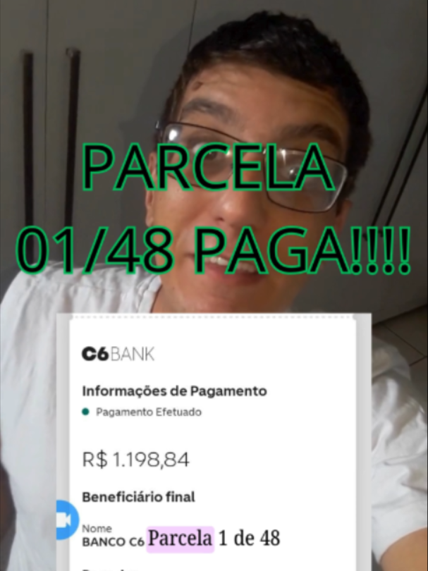 01/48 paga com o suor do app! ✅ Quem vem comigo nessa saga das 48 parcelas? Maio o plano é outro: além da parcela, o foco é construir minha reserva de emergência pra nunca mais ficar no prego por causa de pneu rasgado. 🛠️🚀 #reservadeemergencia #mobiroxo #financiamento #motoristadeaplicativo #vlogderotina #santaritadosapucai #minasgerais