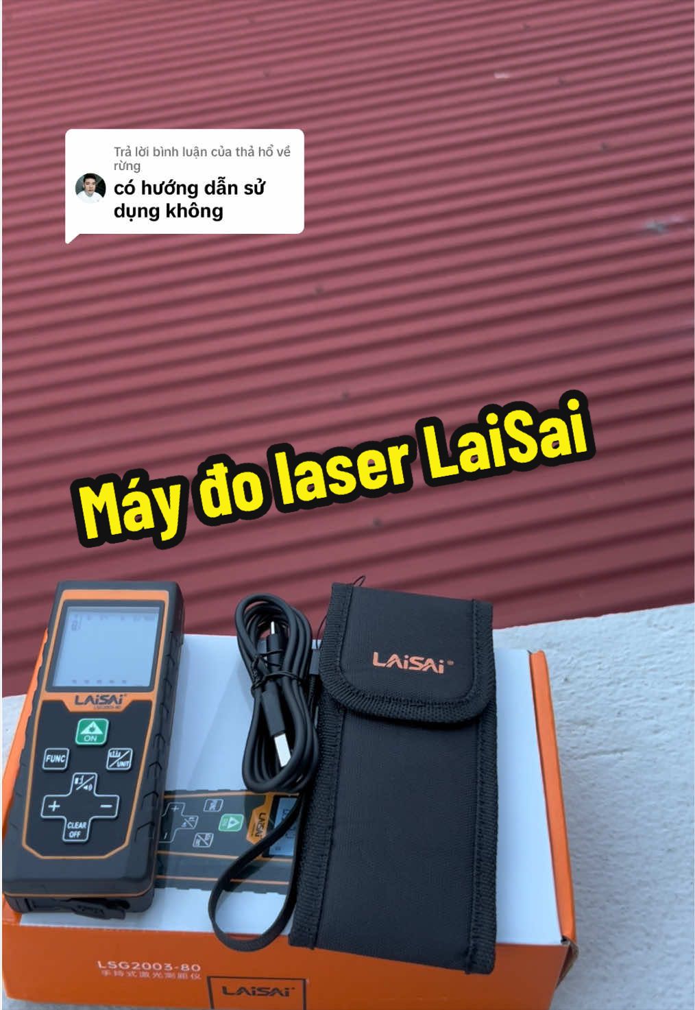 Trả lời @thả hổ về rừng Mô tả chi tiết tính năng, cách sử dụng máy đo laser LaiSai tia xanh pin sạc trong video này nhé anh em. Sản phẩm đo đạc tuyệt vời hỗ trợ làm việc. #maydotiaxanh #maydolaserchinhxac #thuocdokhoangcachbangtialaser #thuoclasertiaxanh  #tools 