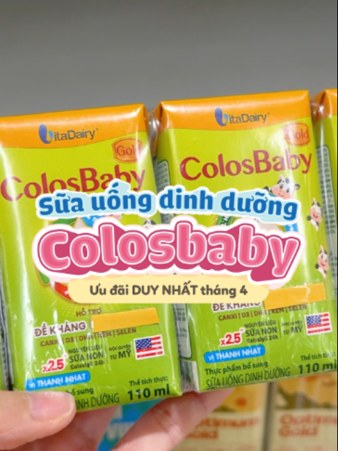 Sữa uống dinh dưỡng Colosbaby #ConCung #LoveConCung #Colosbaby