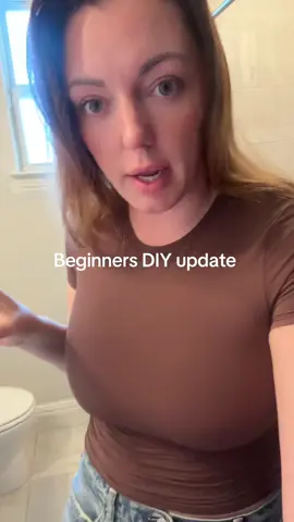 Painting my daughters bathroom to refresh it from the builder grey! I would prefer to replace the cabinet itself but this is a budget diy so we are painting and replacing hardware! #DIY #sherwinwilliams #paint 