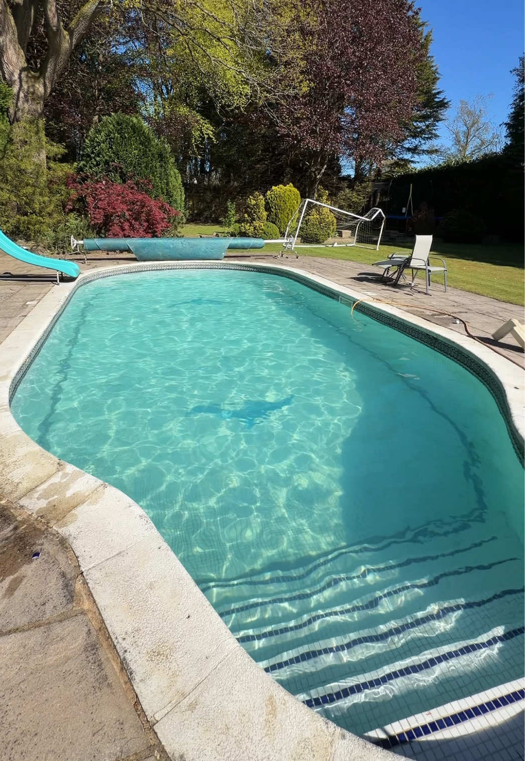 Nice turn around on this pool 😍 #thep00lguy #hollayaboy #satisfying #swimmingpool 