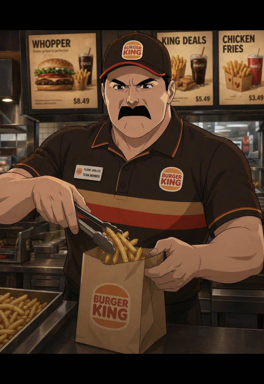 Thragg working in Burger King #invincible