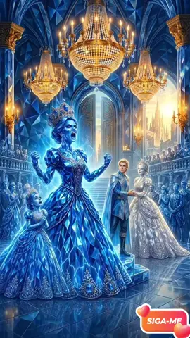 O príncipe escolheu a Quartzo… mas a rainha não aceitou. 💎✨ Até onde você iria por amor e coragem? Parte 2 já disponível. #novelaia #historiacurta #dramaia #quartzo #principe 