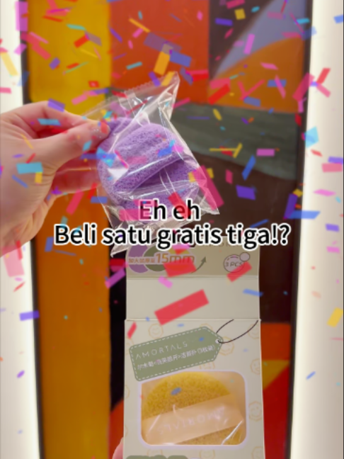 Launching Indonesia special promo! AMORTALS Face Sponge yang super lembut dan kuat bersihin makeup sekarang resmi hadir di Indonesia. Dan di video ini ada voucher diskon khusus. Handuk boleh pensiun, tapi wajah kamu harus glowing. Klik kiri bawah sekarang!#TikTokShopFinds #AMORTALS #skincareindonesia #reviewskincare