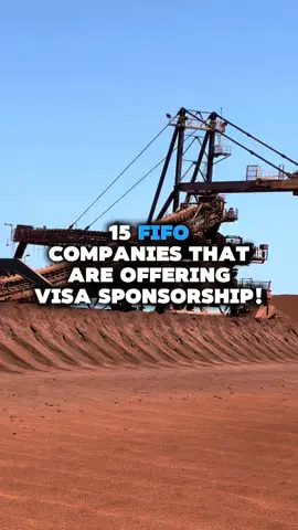 📍 What’s stopping you from going for sponsorship right now? The answer is… You need to find out which visa best suits you and what qualififcations these companies need. 🇦🇺✈️ #fifo #workinaustralia #mininglife #construction #mining 