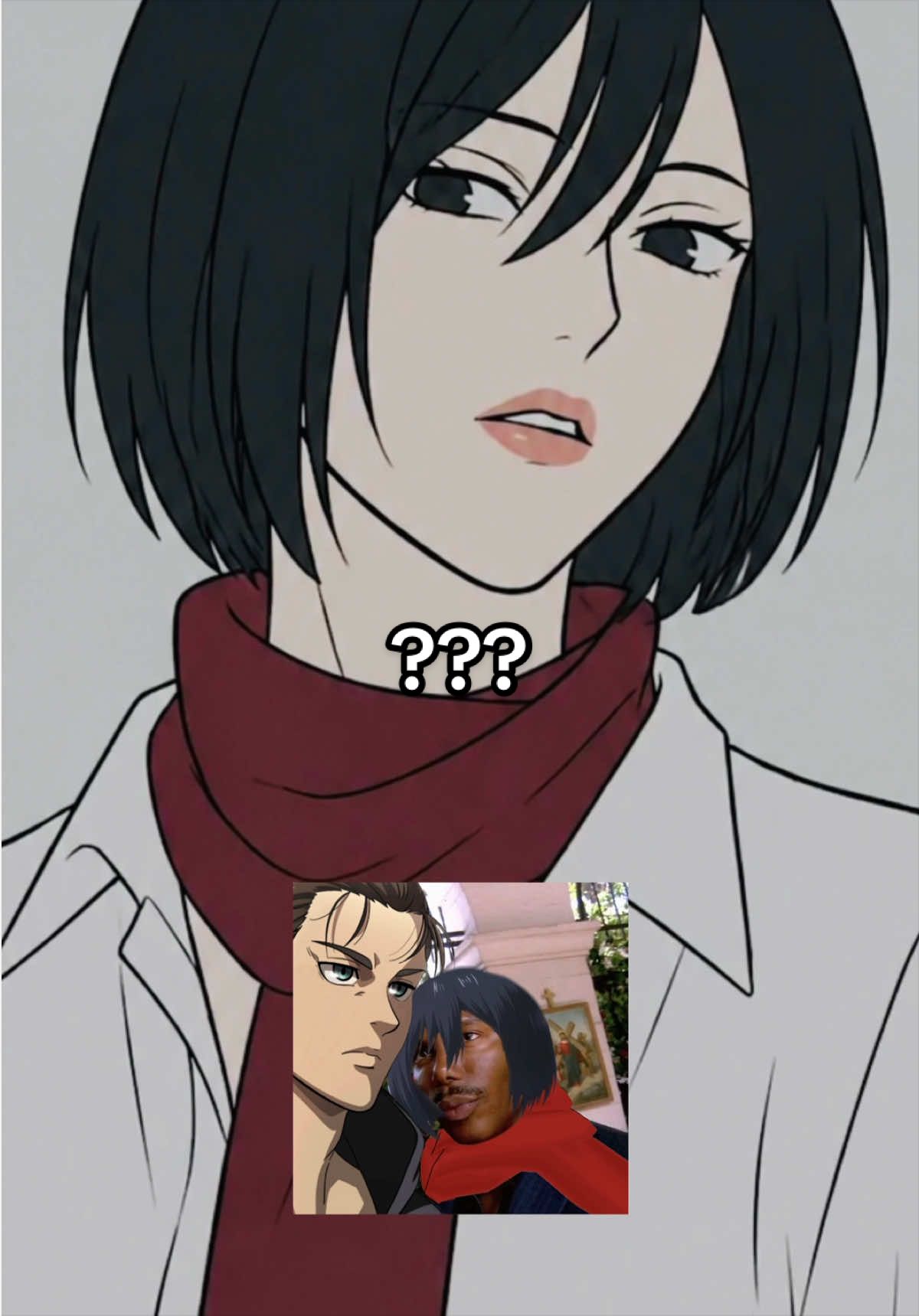 Ответ пользователю @Pepis Mikasa  jealous of Eren or of Jean or of both? Sorry I’m giggling 🙈 just dream btw  #AOT #Eremika #erejean #enemiestolovers ? #animefyp 
