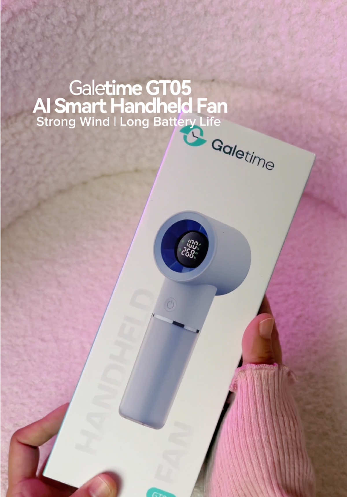 Galetime GT 05 AI smart handheld fan . Malalaman mo na if ilang minutes nalang natira . #galetime #galetimehandheldfan #smartfan #turbofan #minifan 