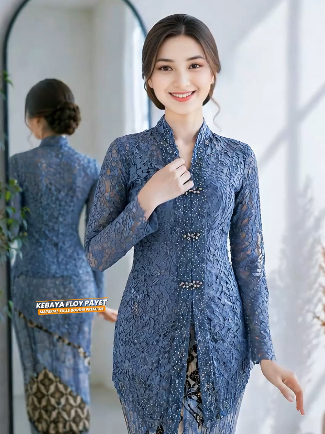 Tampil Cantik Tidak Harus Mahal Kebaya Floy Payet Modern  #kebayamodern #kebayawisuda #kebayalamaran #setelankebaya #tiktokshop 