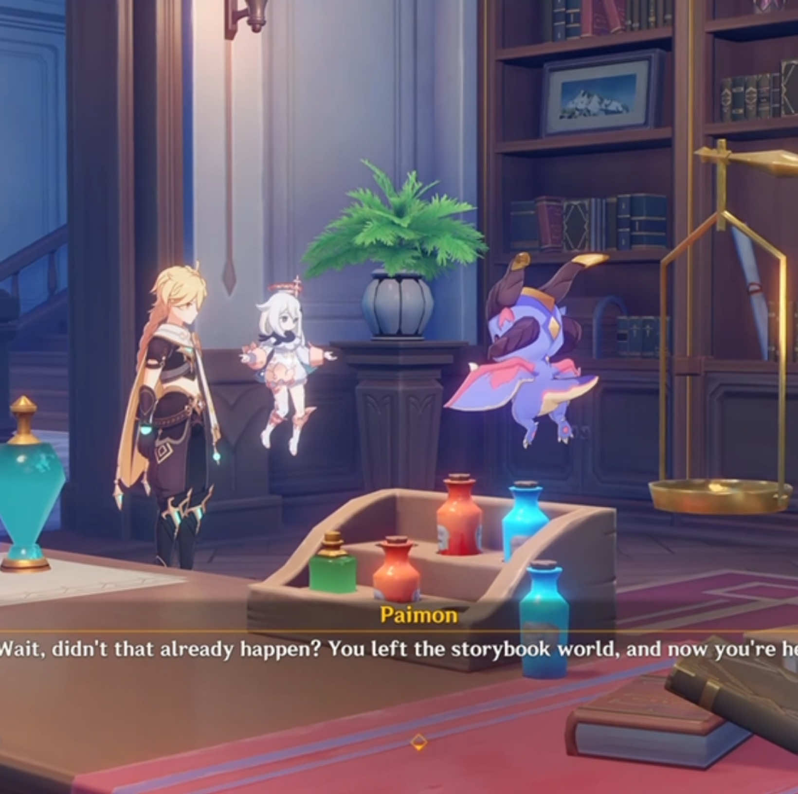 Finding the surprise in Albedo’s office #aether #mondstadt #GenshinImpact #hoyocreator #fyp 