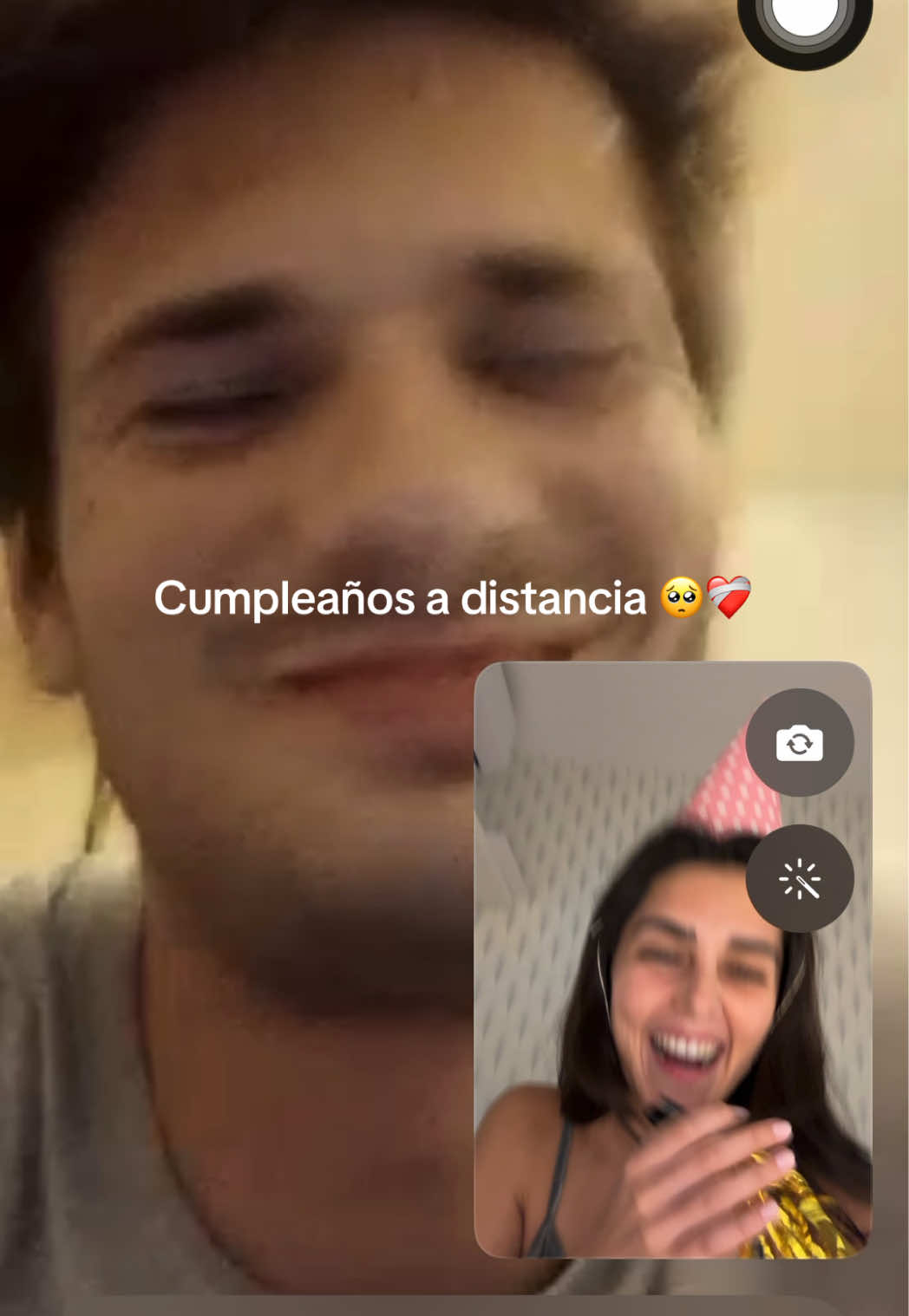 Mi lobo cumple 25 años🥺🥺🥺 #ivannafloressss #fyp #novios #relacionadistancia #frances 