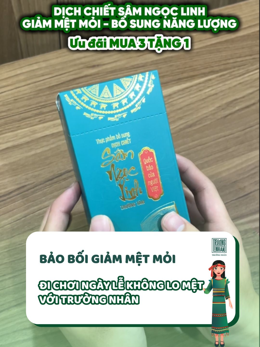 Bảo bối cho các bác ăn chơi không lo mệt đây! Tranh thủ có ưu đãi, chốt đơn ngay! #SamNgocLinhTruongNhan #TruongNhan #SamNgocLinh #DichChietSamNgocLinh