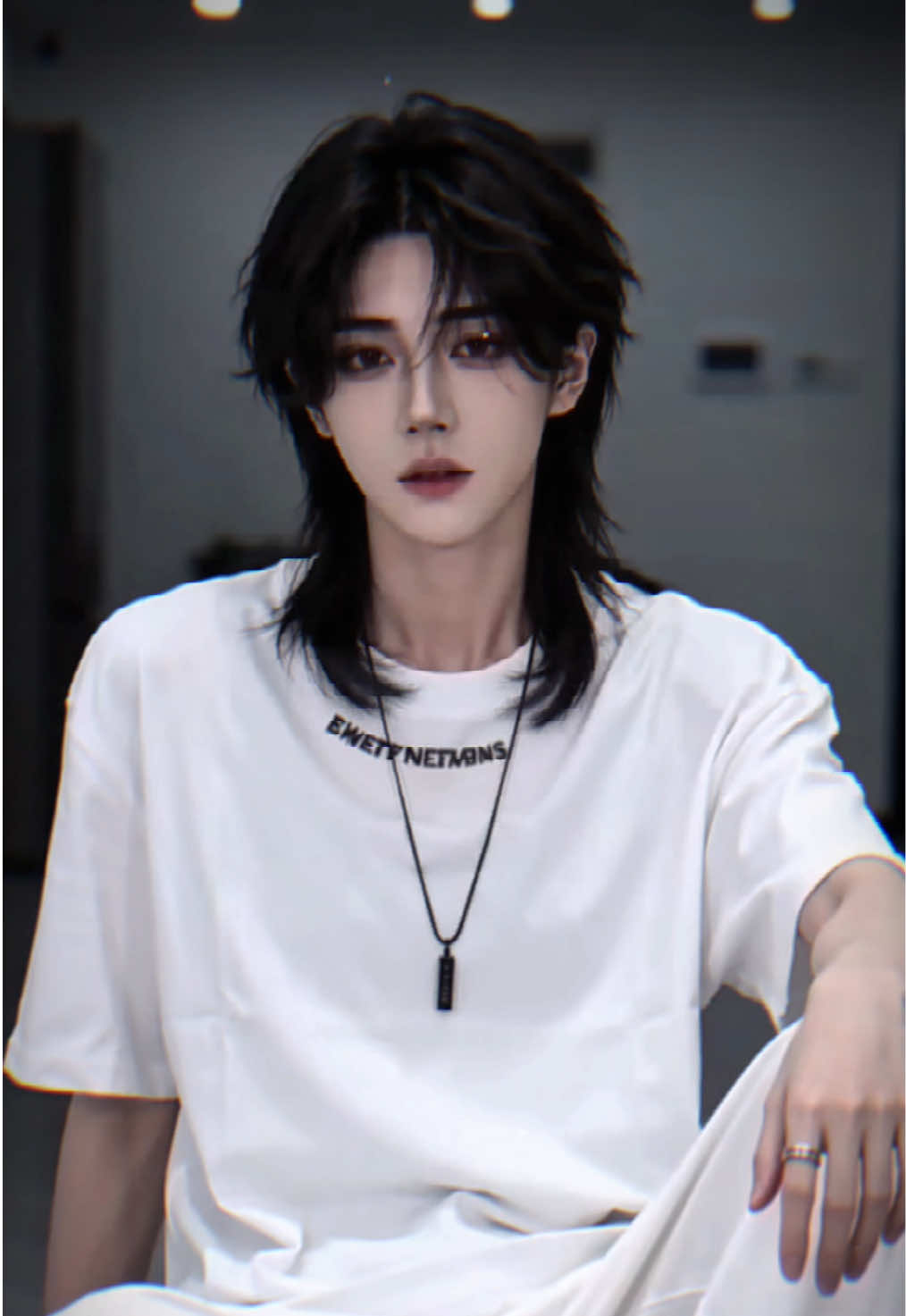 My hair #wolfcut #ทรงผมประบ่า 