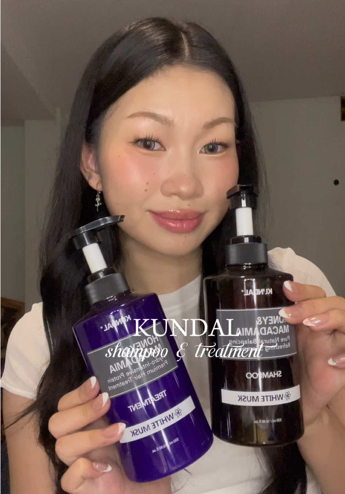 Hair care with Kundal shampoo set🚿🧖🏻‍♀️🛀🏻 @Kundal.Global  #KUNDAL #sulfatefree #hairtok  #kbeauty #hairtips 