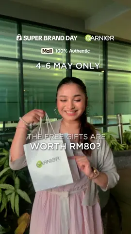 EVERYONE calm down… this is too good 😭🎁✨! Free gifts up to RM80 just by spending RM70?? 4–6 May only — don’t sleep on this. #GarnierMY #GarnierMalaysia #MYSuperBrandDayGarnier #tiktokshopsuperbranddaymy