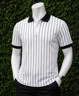 Áo polo kẻ dọc Nam Nữ mới 2026 #genz #outfit #dulich #muahe #thoitrang2026 