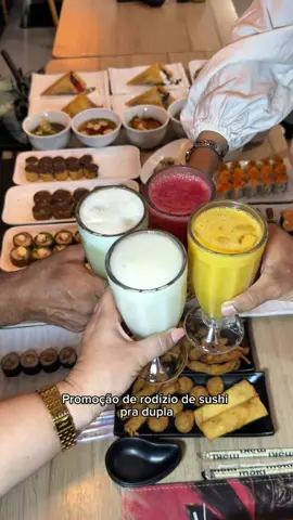 🍣 DATE PERFEITO + RODÍZIO LIBERADO = COMBO IMBATÍVEL! 😍 Se tu tava procurando um rolê gostoso e que vale MUITO a pena… achou 👇 No Sushi Ponta Negra (Unidade Paraíba) tem rodízio pra dupla com preço especial 💥 💰 De R$163,80 👉 por apenas R$143,90 o casal 👉 só R$71,95 por pessoa E olha o que te espera: 🍣 Sushi à vontade 🍣 Temaki, pokes e muito mais Perfeito pra: 💖 date 💖 comemorar 💖 ou só comer MUITO bem mesmo 😅 📍 Exclusivo da unidade Paraíba 📅 Válido toda quinta-feira Então já marca quem vai contigo e bora aproveitar! 👀🔥 #SushiPontaNegra #RodízioDeSushi #Manaus #DatePerfeito #DicasManaus 