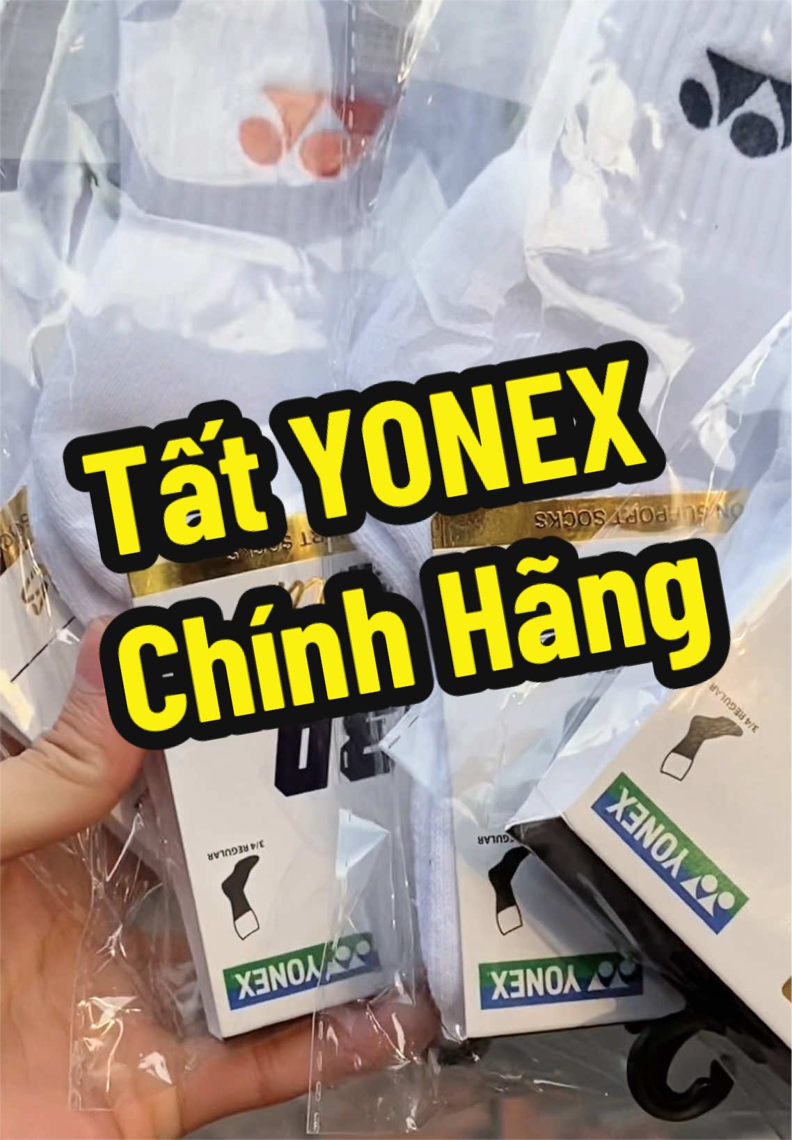 Tất Yonex Chính Hãng, đi thoáng chân, êm và lâu bai nhão, công nghệ khô nhanh, bó gang bàn chân và cổ chân để bảo vệ đôi chân tốt hơn, đặc biệt là không có vải vụn dính da chân lúc mới đeo 🥰🥰🥰 #cầulông #tatcaulong #phukiencaulong #badminton #hungcon 