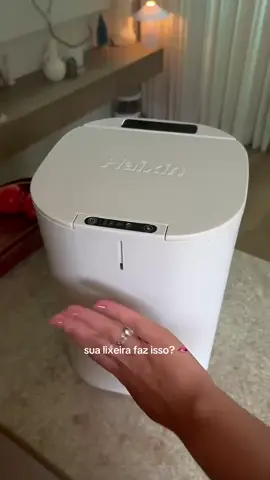 *Link na bio* Lixeira inteligente 16L com sensor automático 🗑️ mais higiene ideal p/ banheiro, cozinha e escritório #viral #fyp #fyppppppppppppppppppppppp #foryoupage #foryou 