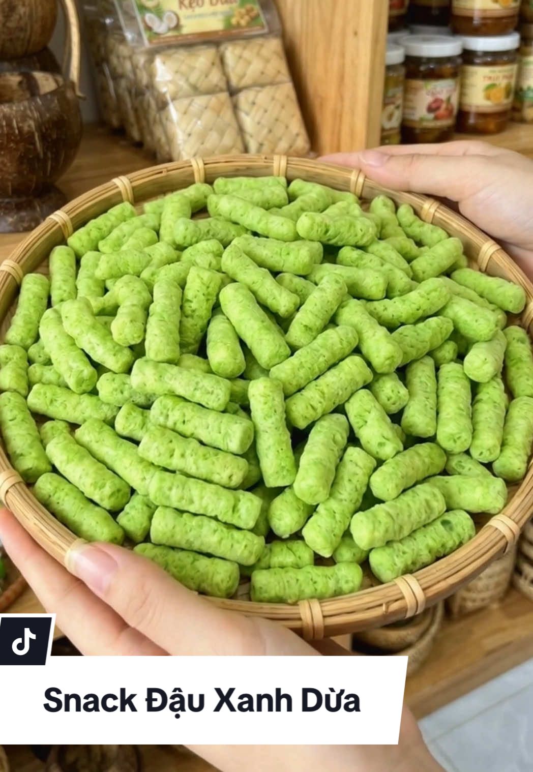Snack đậu xanh nước cốt dừa
