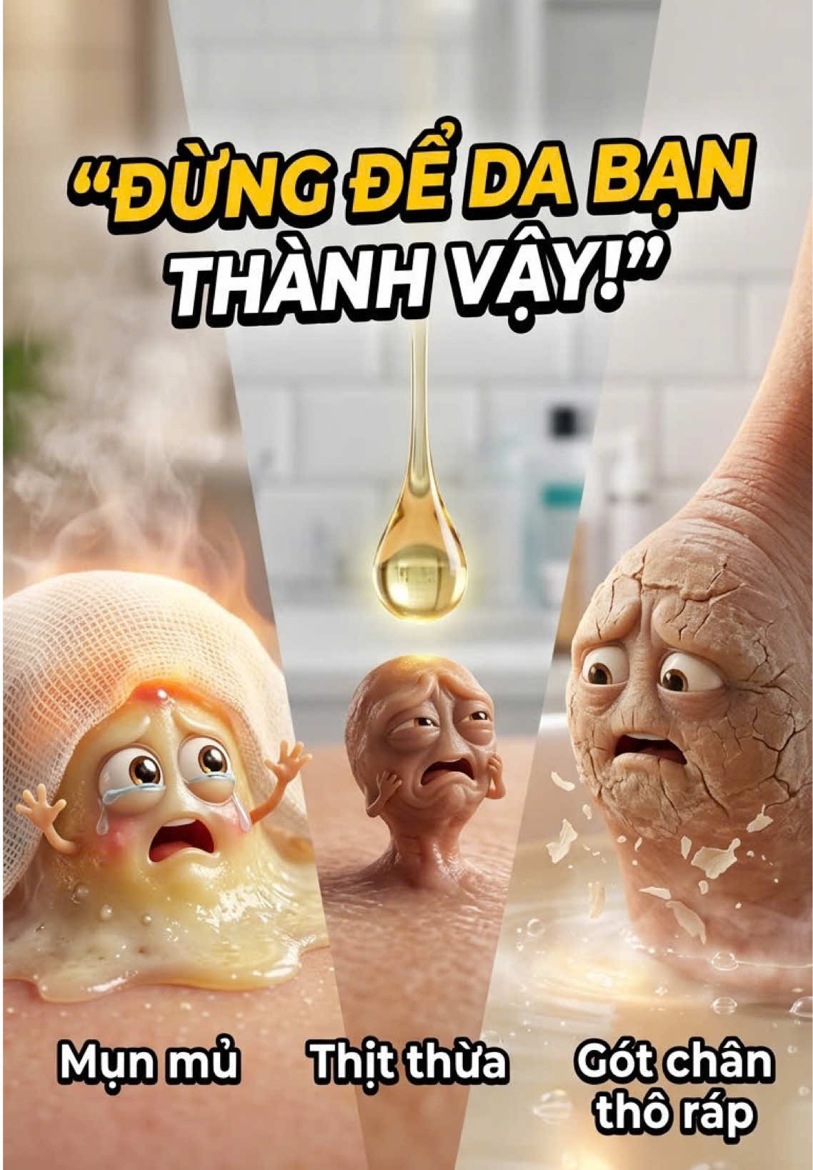 Chăm sóc da đúng cách giúp cải thiện những vấn đề nhỏ trước khi chúng trở nên khó xử lý hơn. #chamsocda #mun #thitthua #gotchan #lamdepantu_nhien