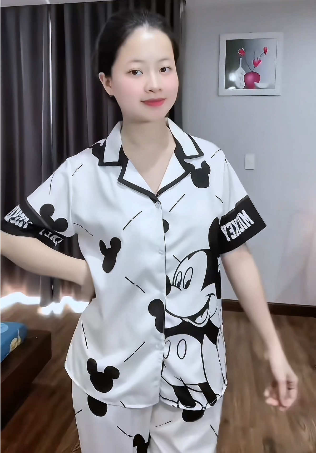 _Đồ bộ lụa cát mềm nhẹ tênh – mát dịu 🌸 mặc cả ngày vẫn thoải mái luôn nha 💕|BôngPijama 🍀#pijama #dobonu #bonguxinh #dobomacnha #doboxinh 