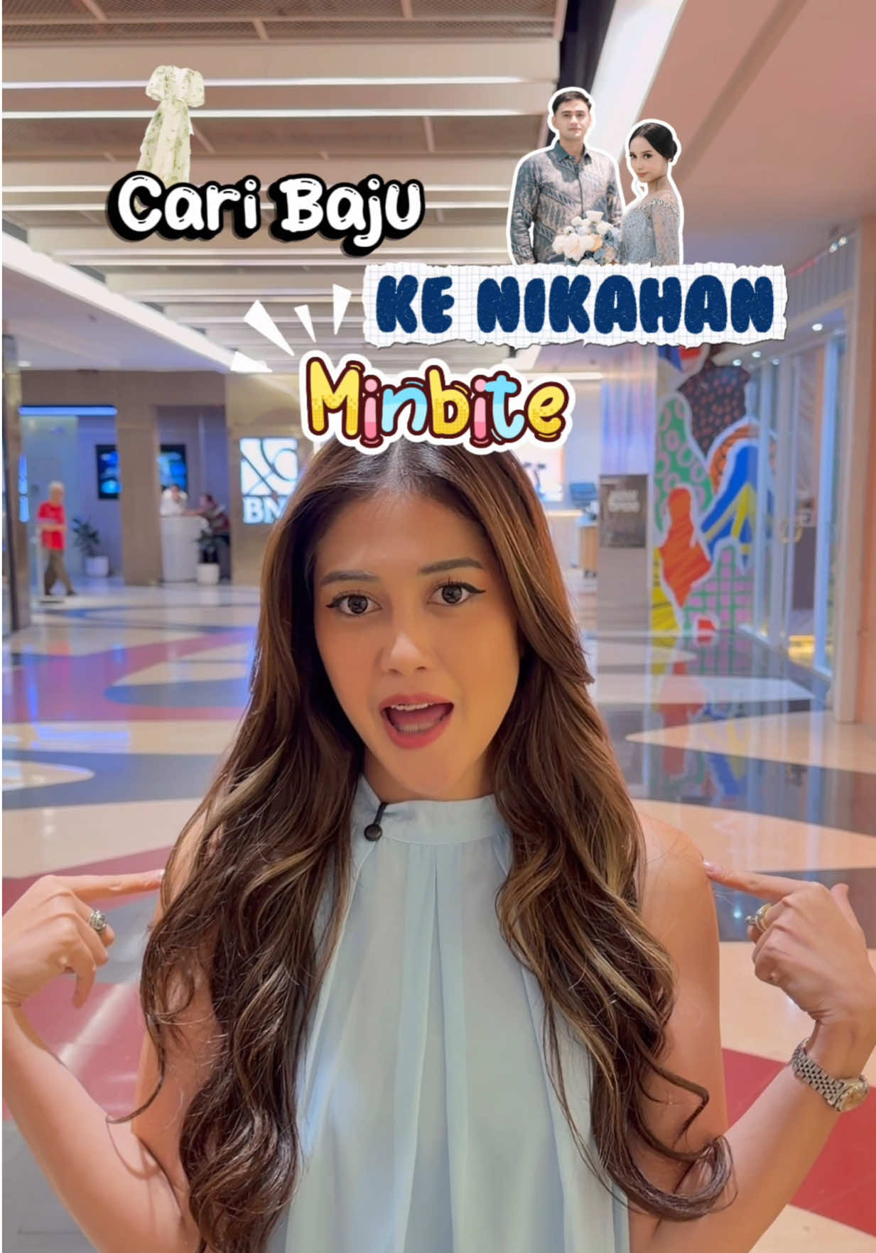 Tebak!! Pakai baju yang mana ke acara nikahan minbite besok?? 🥰