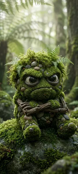 𝘎𝘳𝘶𝘮𝘱𝘺 𝘍𝘰𝘳𝘦𝘴𝘵 𝘊𝘳𝘦𝘢𝘵𝘶𝘳𝘦 #lockscreen #cutecreature #forestspirit #makingfaces #crittersoftiktok 