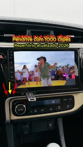 1000 clipes para multimídia do seu carro, repertório atualizado 2026