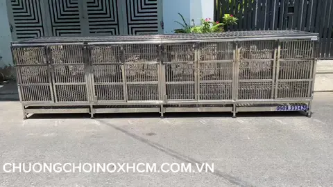 Chuồng chó inox 304 lắp ráp đặt theo yêu cầu #chuồng chó #chuồng chó inox #chuồng chó inox hcm #chuồng chó inox Trí Dũng 