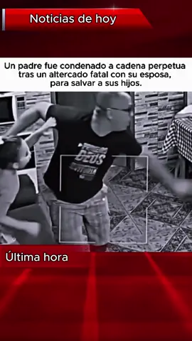 Un padre fue condenado a cadena perpetua tras un enfrentamiento mortal con su esposa para salvar a sus hijos. #fyp #noticias #tribunales #salaDeJuicios #crimen