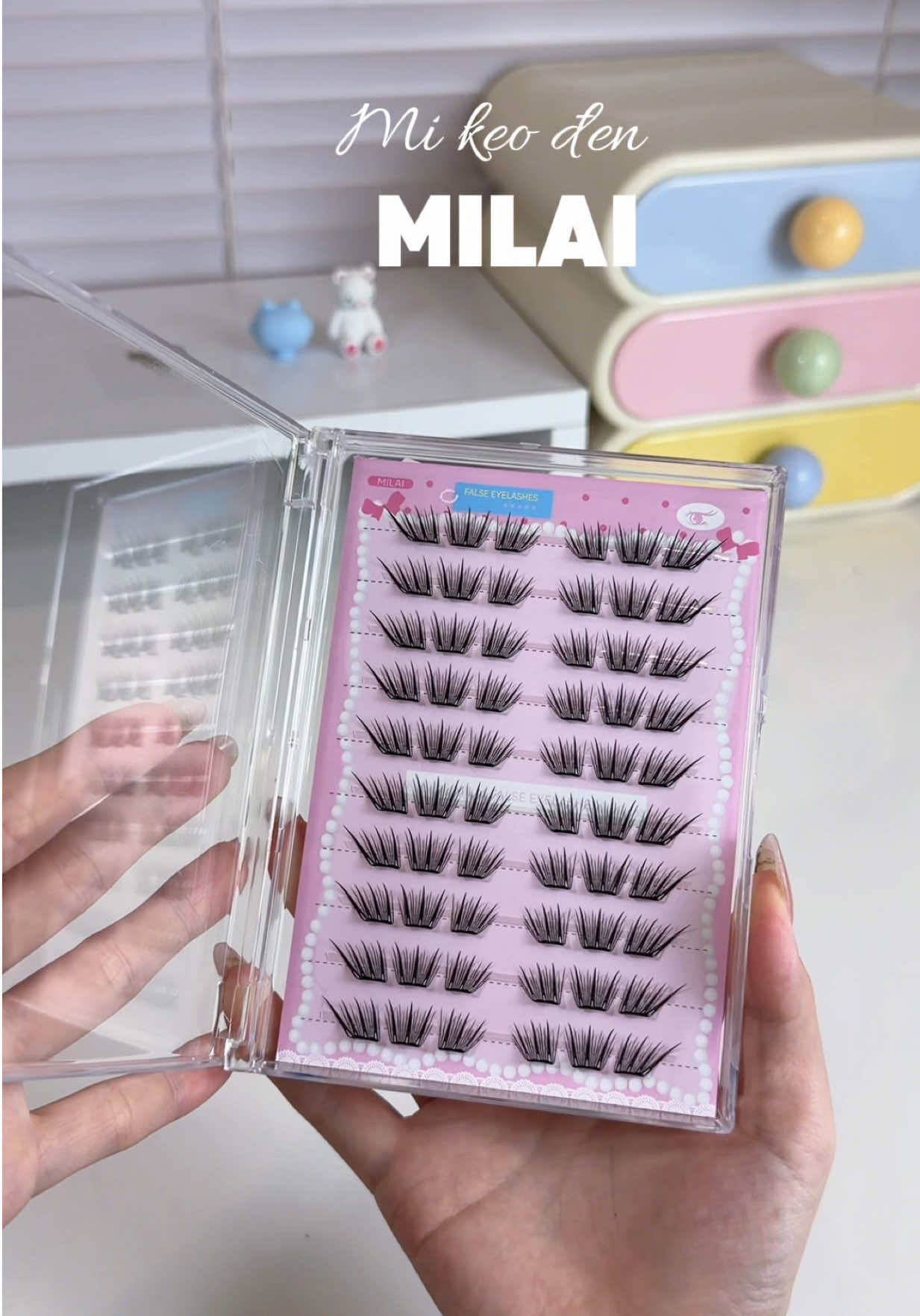 Shop này bán mi keo đen xinh nè mọi người, 1 hộp tới 10 cặp mi lận  #mikeoden #milai #migiasankeo 