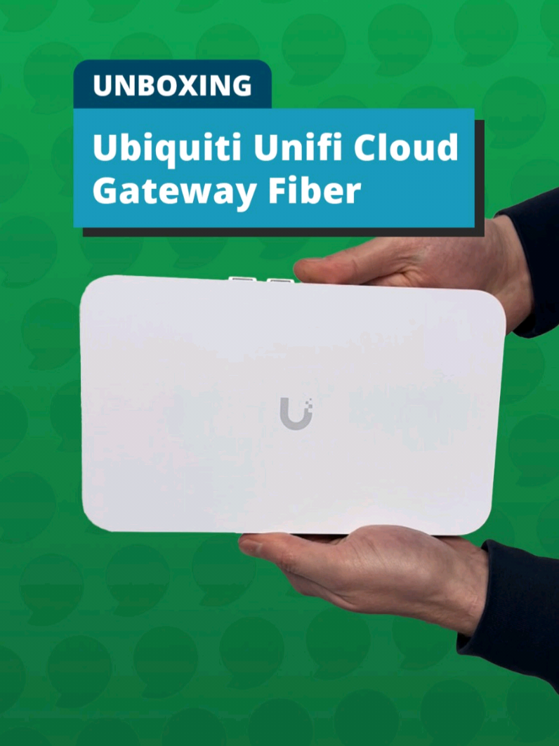 Unboxing | Ubiquiti UniFi Cloud Gateway Fiber #unboxing #ubiquiti #unifi #gateway #network