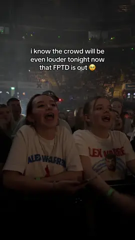 the crowd is already so loud i can’t wait to hear even more voices singing along 🥹