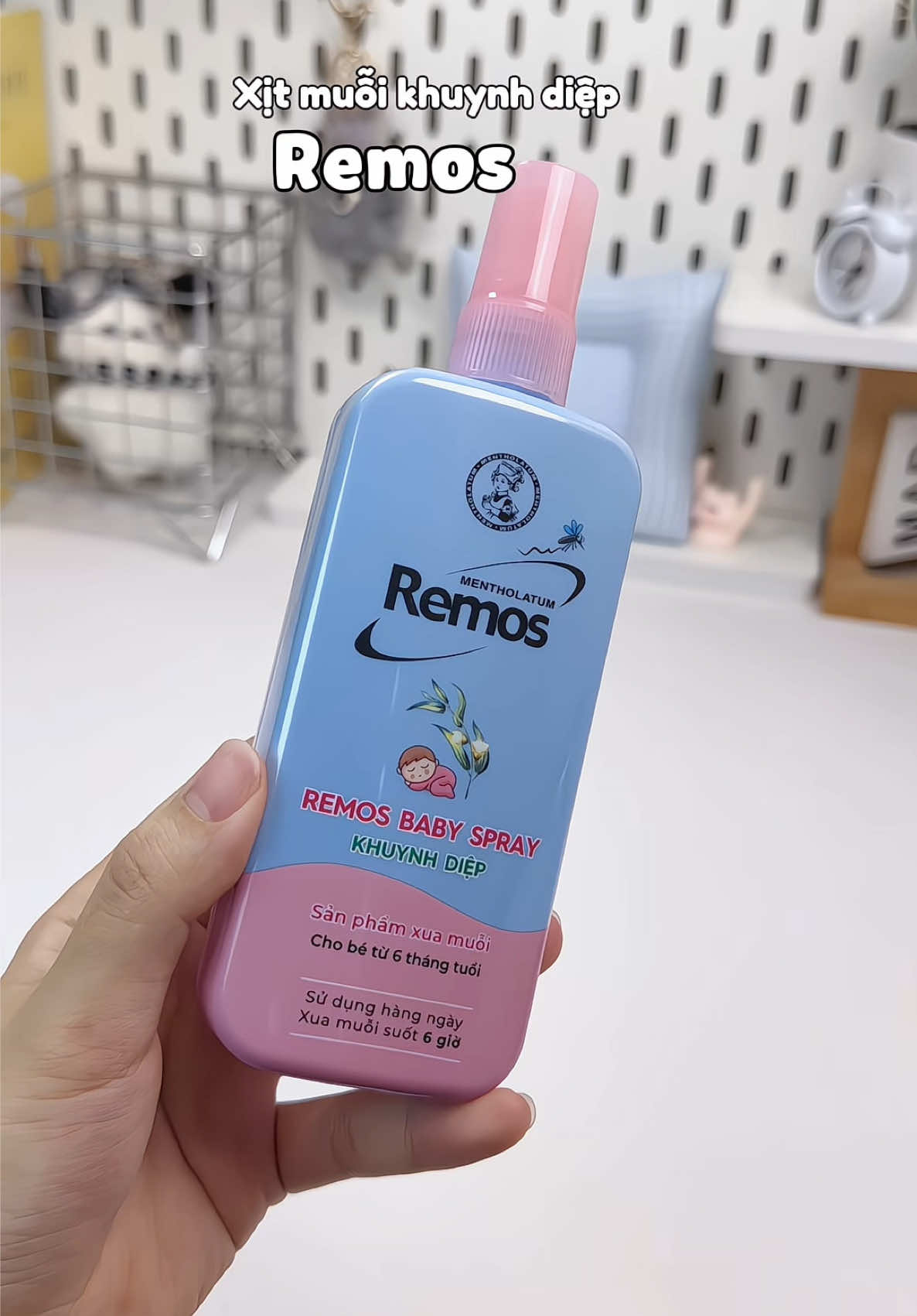 Xịt muỗi Remos cho bé #xitmuoi #remos #xitmuoiremos #duoctaitro #mevabe 