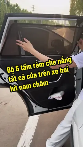 Che nắng tất cả các ô cửa kính trên xe hơi gồm 6 tấm hít nam châm #remchenangoto #remchenangxehoi #remchenangnamcham #phukiennoithatoto 