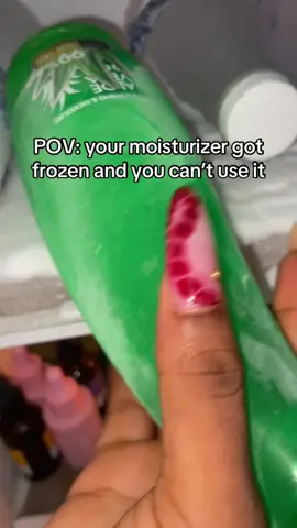 Chill moisturizer hit different on the face, but it’s useless now that it’s frozen #fypシ゚ #skincaretips #skincaretiktok #viraltiktok 