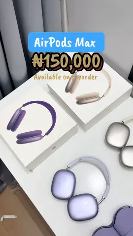 AirPods Max is available on preorder. Takes 3-5 days for your order to arrive Nigeria. 