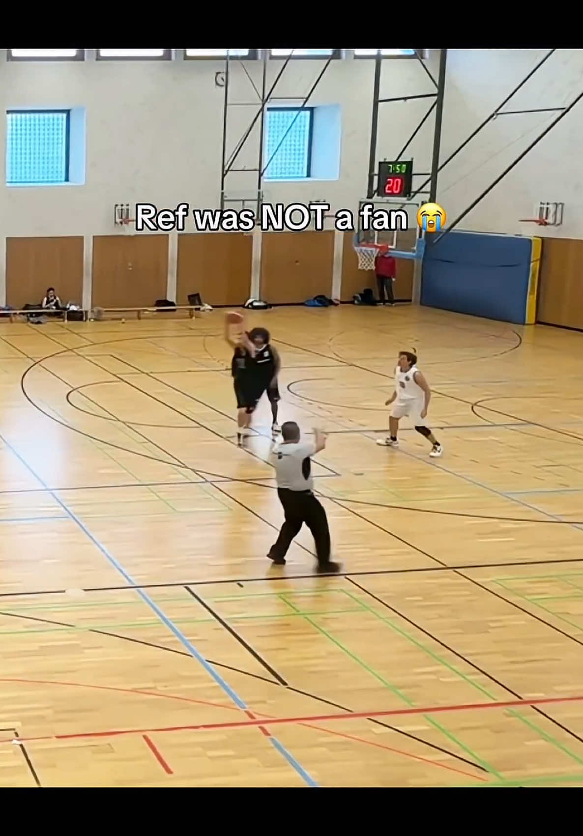 The ref was definitely on something 😂 #NBA #basketball #sports #fyp #dunk 