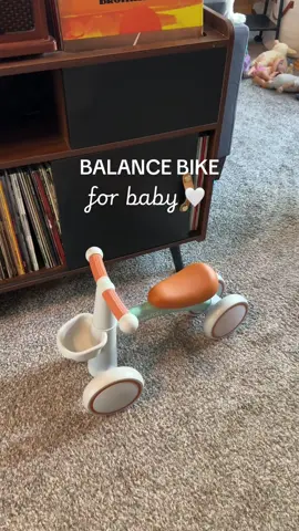 This little Montessori balance bike for baby is so cute!! 😊 #toddlersoftiktok #toddler #toddlerlife 