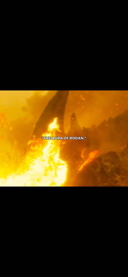 “You don’t hear Rodan first… you feel the aura.” | my own edit |#rodan #monsterverse #rodanaura #viral #fyp 