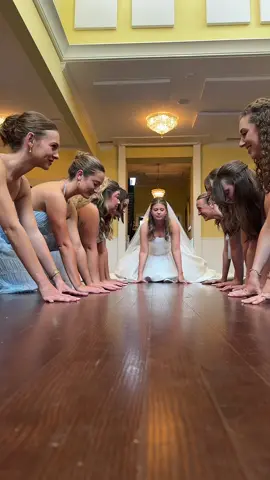 i got married today and none of my bridesmaids questioned us making this tiktok… #fyp #weddingday #weddingvibes #bridesmaids 